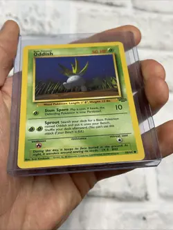 Pokemon ODDISH - 58/64 - Jungle - Pokemon Card - NM/MT Vintage Vtg Nintendo TCG - Image 2