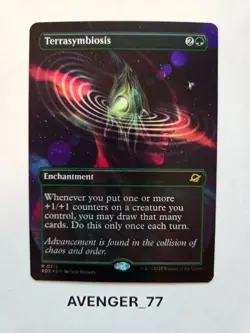 Magic the Gathering MTG #0312 Terrasymbiosis FOIL Edge of Eternities Borderless - Image 1