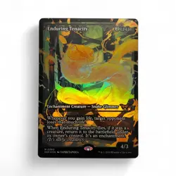 MTG Enduring Tenacity (Showcase Foil) | Duskmourn: House of Horror M/NM - Image 1