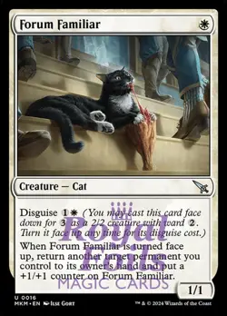 Forum Familiar 4x FOIL MTG Murders at Karlov Manor MKM Uncommon MINT white - Image 1