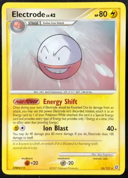 3X Pokemon Card Electrode LV.42 Secret Wonders 26/132 NEAR MINT Non-Holo Rare!!! - Image 1