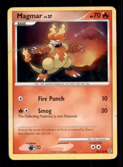 3X Pokemon Card Magmar Secret Wonders 93/132 MODERATELY PLAYED Common TCG!!!!!!! - Image 1