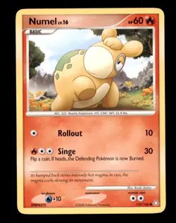 3X Pokemon Card Numel LV.16 Legends Awakened 110/146 MODERATELY PLAYED Common!!! - Image 1