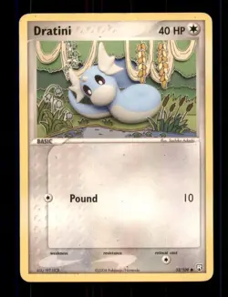 2X Pokemon Card Dratini (EX Team Rocket Returns) 52/109 HEAVILY PLAYED Non-Holo! - Image 1