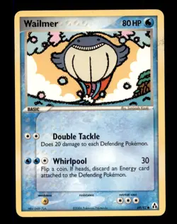 2X Pokemon Card Wailmer (EX Legend Maker) 69/92 MODERATELY PLAYED Common TCG!!!! - Image 1