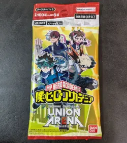 1Pack Union Arena TCG Booster UA10BT My Hero Academia JAPANESE Contains 8 Cards - Image 1
