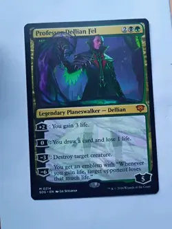 MTG Professor Dellian Fel - 0214 (Secrets of Strixhaven) - Mythic NM/MINT - Image 1