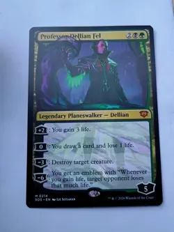 MTG Professor Dellian Fel - 0214 (Secrets of Strixhaven) - Mythic NM/MINT - Image 3