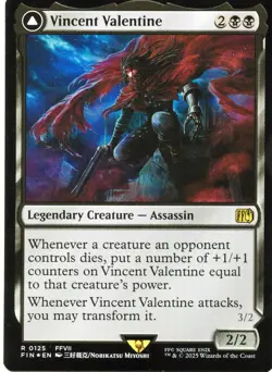Vincent Valentine Final Fantasy Foil - Image 1