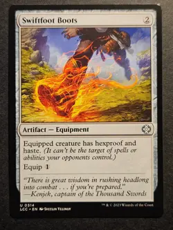 Swiftfoot Boots U Commander: The Lost Caverns of Ixalan 0314 NM - Image 1
