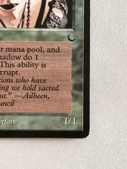 MTG Elves of Deep Shadow The Dark 1994 Vintage Mana Elf MP Old School - Image 4