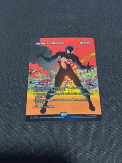 Mystic Confluence Poster FOIL NM Marvel Spiderman MTG MAGIC - Image 1