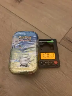 Pokemon Ascended Heroes Mini Tin - 100.47 VERY HEAVY 🔥Possible GOD PACKU!🔥 - Image 1