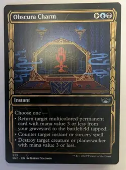Obscura Charm (Showcase) Streets of New Capenna - MTG - Image 1