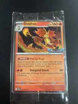 Delphox 013/086 Stamped Promo SEALED Chaos Rising Pokemon Card - Image 1