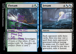 Flotsam / Jetsam 4x FOIL MTG Murders at Karlov Manor MKM Uncommon MINT blue blk - Image 1