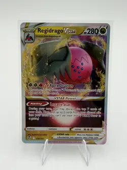 Regidrago VSTAR 136/195 Holo VSTAR Rare Silver Tempest Pokemon NM - Image 1