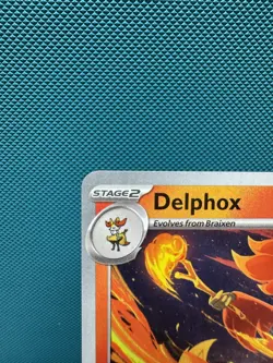 Pokemon TCG Delphox 013/086 Non Holo Deck Exclusive Chaos Rising NM 2796 - Image 2
