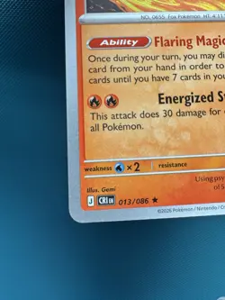 Pokemon TCG Delphox 013/086 Non Holo Deck Exclusive Chaos Rising NM 2796 - Image 4