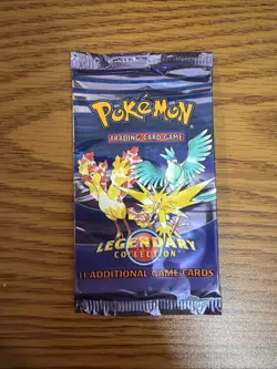 Pokemon Legendary Collection Booster Pack EMPTY Wizards of the Coast #6 - Image 1