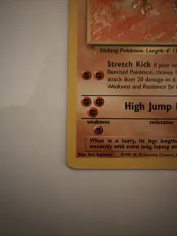 Pokemon TCG Hitmonlee Fossil 22/62 Regular 1999 - Image 5