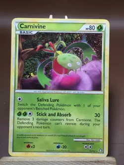 HP/DMG Pokemon Card HS Triumphant Carnivine Rare 16/102 - Image 1