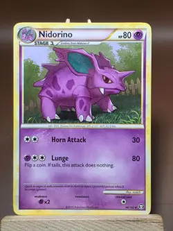 HP Nidorino 46/102 - Triumphant - Pokemon Card - Image 1