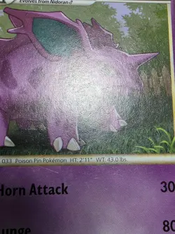 HP Nidorino 46/102 - Triumphant - Pokemon Card - Image 5
