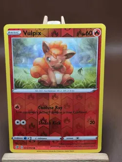 LP VULPIX 024/192 COMMON REBEL CLASH POKEMON REVERSE HOLO - Image 1