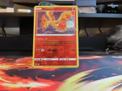 Moltres Pokemon GO Reverse Holo Rare NM Pokemon Card Legendary Bird Mint - Image 1