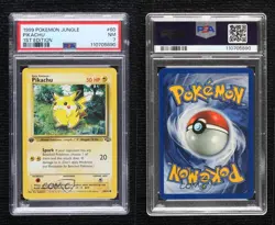 Pikachu 1st Ed. Pokemon Jungle PSA 7 1999 - Image 3
