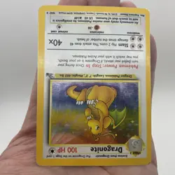 Dragonite 4/62 Fossil Holo Rare Pokemon TCG MP/HP - Image 4