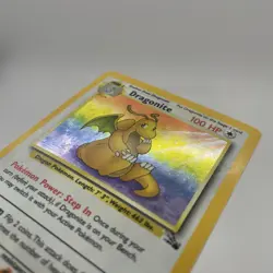 Dragonite 4/62 Fossil Holo Rare Pokemon TCG MP/HP - Image 5