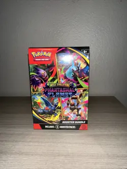 Pokemon TCG Mega Evolution Phantasmal Flames Booster Bundle (6 Packs) Sealed - Image 1