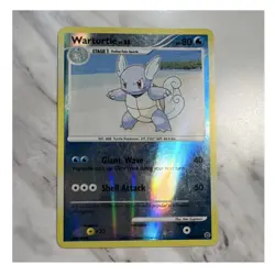Pokemon Wartortle Secret Wonders Reverse Holo Uncommon Stage 1 75/132 2007 - Image 1