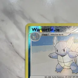 Pokemon Wartortle Secret Wonders Reverse Holo Uncommon Stage 1 75/132 2007 - Image 3