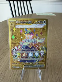 Terapagos ex 173/142 Hyper Rare SV07: Stellar Crown NM Pokemon - Image 1