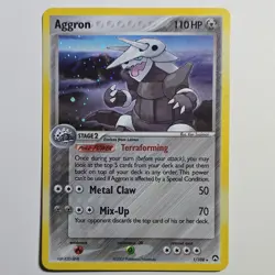 Pokemon TCG Aggron Holo Rare EX Power Keepers 1/108 2007 Stage 2 110 HP English - Image 1