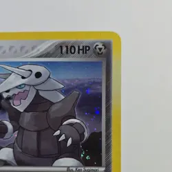 Pokemon TCG Aggron Holo Rare EX Power Keepers 1/108 2007 Stage 2 110 HP English - Image 3