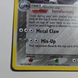 Pokemon TCG Aggron Holo Rare EX Power Keepers 1/108 2007 Stage 2 110 HP English - Image 5