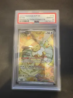 Pokemon Eevee Prismatic Evolutions Etb Promo SVP EN 173 PSA 10 - Image 1