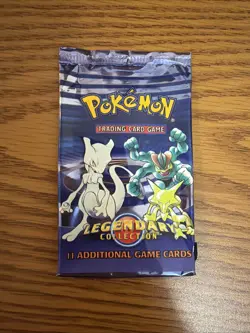 Pokemon Legendary Collection Booster Pack EMPTY Wizards of the Coast #1 - Image 1