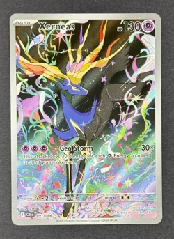 Xerneas 091/086 Chaos Rising Illustration Rare Holo Pokemon TCG CRI English - Image 1