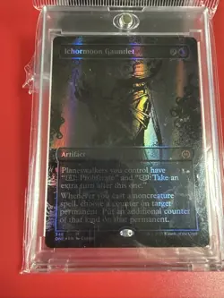 New NM+ MTG Ichormoon Gauntlet Borderless Oil Slick FOIL Phyrexia One Magic Card - Image 2