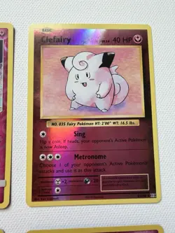 Pokemon Clefairy Reverse Holo Lot 4 NM/M Hidden Fates Evolutions Pastel Gallery - Image 2