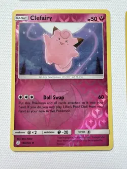 Pokemon Clefairy Reverse Holo Lot 4 NM/M Hidden Fates Evolutions Pastel Gallery - Image 4