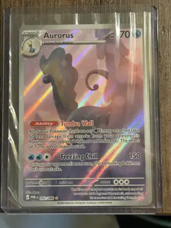 Pokemon Aurorus 092/088 Perfect Order Illustration Rare Perfect Centering - Image 1