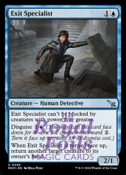 Exit Specialist 4x FOIL MTG Murders at Karlov Manor MKM Uncommon MINT blue - Image 1