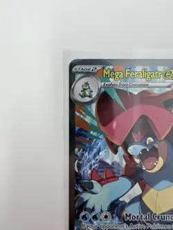 Mega Feraligatr ex 274/217 Special Illustration Rare Ascended Heroes Pokemon NM - Image 4