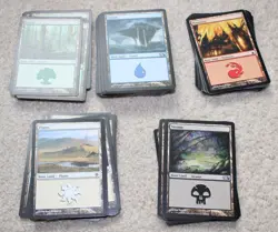 200 Magic the Gathering Basic Land Cards Lot MTG FTG - Image 1